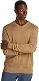 Tommy Hilfiger Jersey Hombre Essential Cotton con Cuello de Pico, Beige (Safari Canvas), XXL