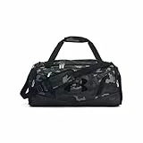 Under Armour Unisex Undeniable 5.0 Duffle Small, bolsa deportiva y de viaje impermeable, bolsa de gimnasio con bolsillos y correaBlack / Black / Black,SM
