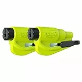 Resqme GBO-RQM-YELLOWFLUO Herramienta Rompecristales, Amarillo Fluorescente, 2 Unidades