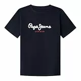 Pepe Jeans New Art Camiseta, Azul (Dulwich Blue), 12 años para Niños