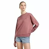 Lee Raglan Crew SWS Sudadera, Granate, L para Mujer