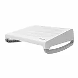 Fellowes Reposapiés Ergonómico - Breyta™ reposapiés ajustable para la oficina y la oficina en casa - 100% reciclable - 5 años de garantía - Blanco