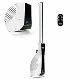 Taurus - Ventilador de torre Babel Invisible Amazing 30W, Altura 101 cm, 12 velocidades y 3 modos, Timer 12h, Pantalla digital y mando, Auto off, Filtro antipolvo extraíble, Silencioso, Negro