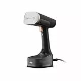 Braun QuickStyle 7 GS7077BK, Plancha de Vapor Vertical con Suela Calefactable FreeGlide 3D, Steamer con Calentamiento Rápido, Flujo Vapor 35 g/min, Capacidad 250 ml, Cable 3 m, 1600W, Negro