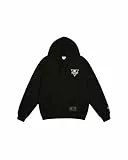 Champion Legacy Modern Sport (220363) -Poly-Cotton Rain Interlock Sudadera con Capucha, Negro (KK001), L para Hombre