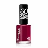 Rimmel London 60 Seconds Super Shine Esmalte de Uñas, 320 - Rapid Ruby