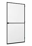 Windhager Rhino Insect Screen Puerta de protección contra insectos, marco de aluminio acortable individualmente, 100 x 210 cm, antracita, 04311