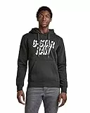 G-Star Para Hombre Sudadera con capucha Retro Shadow Graphic, Gris (cloack D22236-A971-5812), XL