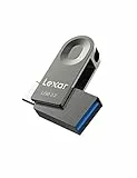 Lexar - Memoria USB de 64 GB, USB 3.2 Gen 1, USB C y USB A, velocidad de lectura de hasta 100 MB/s, compatible con OTG, memoria metálica para PC, portátil, coche, TV, smartphone tipo C, Android