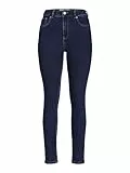 JACK & JONES Skinny fit Jeans JXVIENNA Skinny HW MS1002 DNM Noos Dark Blue Denim XS 34 Dark Blue Denim