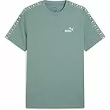 PUMA ESS Tape tee, Camisetas Unisex Adulto, Green Moon,