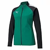 PUMA Mujer Sudadera con capucha, Pepper Green-Puma Black, L