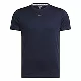 Reebok ID Train SS Tech tee Camiseta, Vector Navy, S Hombres