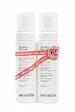 Sensilis - Gentle Cleansing Mousse, Espuma Limpiadora Hidratante, Calmante, Antipolución, con Ácido Hialurónico y Vitamina B5, para Pieles Sensibles y Reactivas - 2 x 200 ml