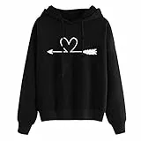 riou Sudaderas con Capucha Mujer Hoodie Casual Estampada Camisetas Chica Moda Abrigos Tallas Grandes Standard Hoodie Deportivos Pullover