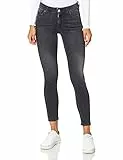 REPLAY Luzien Powerstretch Denim Jeans para Mujer, Gris (097 Dark Grey), 28W/28L