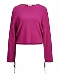 JJXX Jxdahlia Crew Neck Knit Jersey de Punto, Fucsia Red, L para Mujer