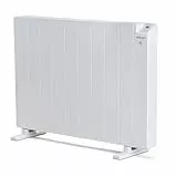 Mellerware - Emisor Térmico Bajo Consumo Comfy! 2000W WIFI | Programable 3 Modos +Temp. Ajustable + Función Ventana Abierta | Temporizador | Radiador Eléctrico 30m2 | Google Home Alexa |Large