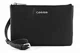 Calvin Klein Bolso bandolera Mujer Ck Must Ew Xbody pequeño, Negro (Ck Black), Talla Única
