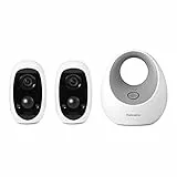 Thomson Seguridad 512504 batería Interior/Exterior, Paquete de Seguridad con 2 cámaras 1080P