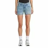 G-STAR True Shorts Raw Edge Pantalones Cortos, Azul (Vintage Mine Dust D24376-d788-h119), 28W para Mujer