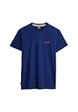 Superdry, T.Shirt Essential Logo EMB tee, M1011245A, China Blue, M, Man, Adulto