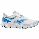 Reebok Zig Dynamica 5, Zapatos para Correr Unisex Adulto, White Kinetic Blue Grey 1, 41 EU