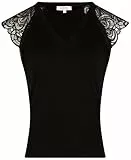 Morgan 251-dmeg Camiseta, Negro, L para Mujer