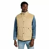 Lee Tampón Occidental Reversible Chaqueta, Arena, L Hombres