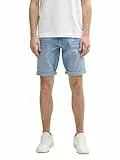 TOM TAILOR 1044973 Bermudas Jeans Shorts, 10142-Light Stone Blue Denim, 34 Hombres