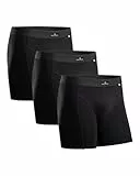 DANISH ENDURANCE Calzoncillos Hombre Bóxer Algodón Premium, con o Sin Bragueta, Pack de 3 o 10, Ropa Interior Cómoda y Elástica