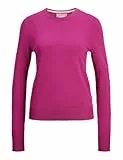 JJXX Jxcara Comfy Crew Neck Knit Sn Jersey de Punto, Fucsia Red, XL para Mujer