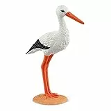 Schleich 13936 Cigüeña, a Partir de 3 años, Farm World - Figura, 6 x 3 x 9 cm