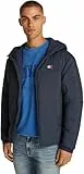 Tommy Jeans Cazadora Hombre Poly Jacket impermeable, Azul (Dark Night Navy), M
