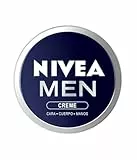 NIVEA MEN Creme (1 x 150 ml), crema para hombres, crema para cara, crema corporal hidratante, crema multiusos hidratante para el cuidado de la piel masculina