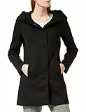 Vero Moda Vmverodona LS Jacket Noos Abrigo, Negro (Black Black), 36 (Talla del fabricante: X-Small) para Mujer