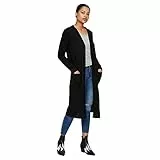 Noisy may Nmcity L/S Long Cardigan Noos, Negro, L para Mujer