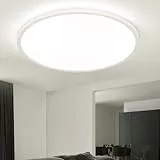 EASY EAGLE Plafon LED Techo, 50CM Superficie Panel Led 4000K, 52W Lámpara de Techo Moderna, Luz LED Techo Para Oficina Dormitorio Salon Cocina Comedor Balcón Baño, Redondo