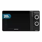 Cecotec Microondas ProClean 3030. 700 W, Capacidad 20L, Revestimiento Ready2Clean, 6 Niveles Funcionamiento, Temporizador 30 min, Modo Descongelar, Color Negro