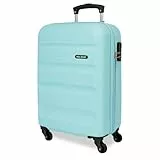 Roll Road Flex Maleta de Cabina Azul 35x55x20 cms Rígida ABS Cierre de combinación Lateral 33L 2,78 kgs 4 Ruedas Dobles Equipaje Mano