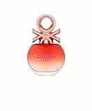 United Colors of Benetton Rose Intenso, Eau de Toilette para Mujer, Larga duración, Fragancia intensa, joven y fresca, Notas florales y frutales, Optimo para uso diario, 50 ml