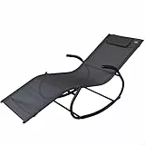 AKTIVE tumbona Textileno 60x172x75cm