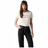 Levi's The tee, Camiseta Mujer, Ananda Floral BW Fill Egret, M