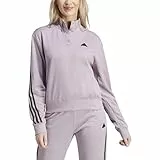 adidas Mujer Iconic Wrapping 3-Stripes Snap Track Jacket, preloved Fig/Black, XS