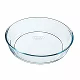 Pyrex Classic Molde Vidrio para Tarta, borosilicato, 25 cm, Transparente (Classic Vidrio)