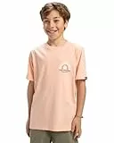 Quiksilver, Ev Summer Road Camiseta de Manga Corta, Niño, 8 años, Peach Parfait