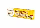 El Almendro, Donettes Rayados, Turrón Praliné de Chocolate con Relleno Cremoso de Trocitos de Bizcocho, Sabor Donettes Rayados, Ideal para Cesta Navidad, Made in Spain, 150 Gramos