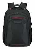 American Tourister en el trabajo - Mochila para laptop de 15.6 pulgadas USB, 45 cm, 25 L, negro (bajo negro)