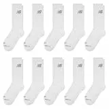 New Balance Las36460 WT M Calcetines, Blanco, Unisex Adulto