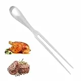 TMZELOA Tenedor Trinchador en Acero Inoxidable Tenedor para Trinchar Chuleton Acero Inoxidable Cuchillo Carnicero para Deshuesar Utensilios Barbacoa Tenedores para Barbacoa Cocina Pavo Asado y Cena